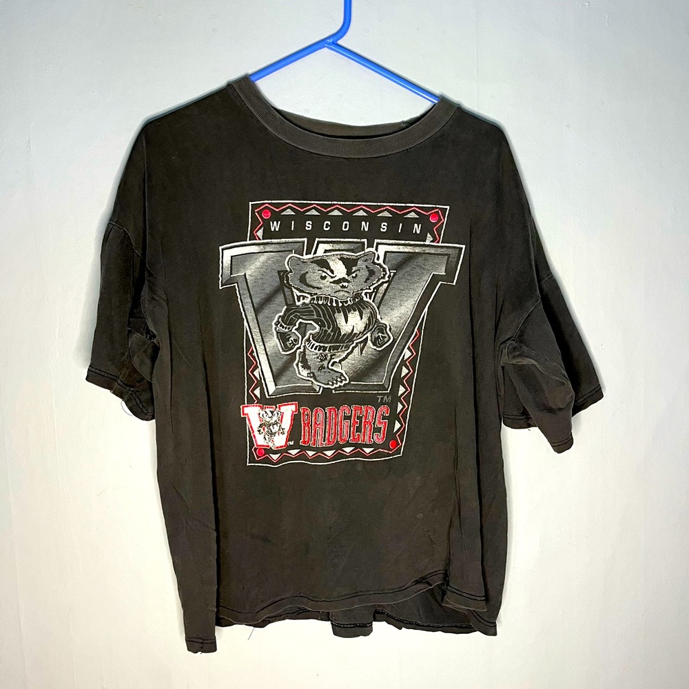 Distressed 90’s Wisconsin Badgers T Shirt